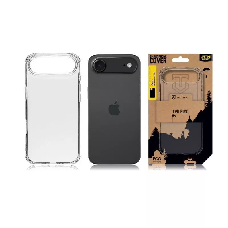 Tactical Back Cover TPU Plyo for iPhone Air Transparent