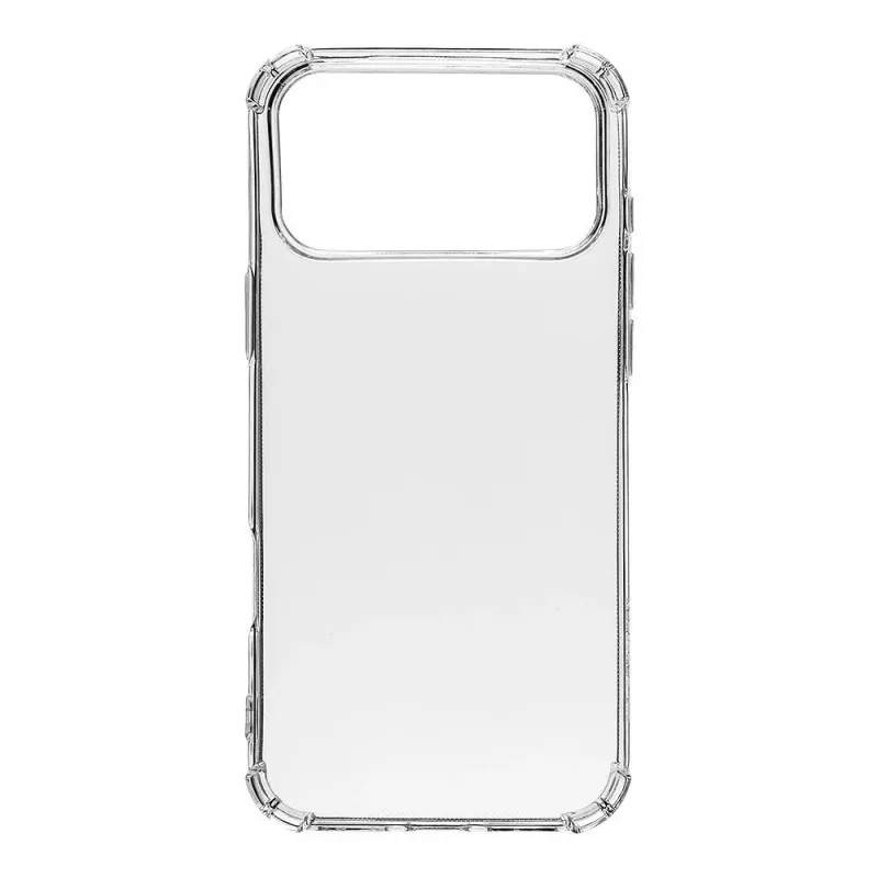 Tactical nugarėlės dangtelis TPU Plyo, skirtas Apple iPhone 17 Pro Max, permatomas