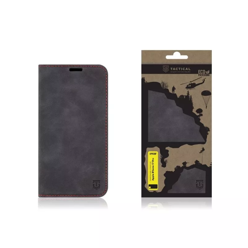 Tactical Book Cover Xproof iPhone 17 Pro Black Hawk juodas