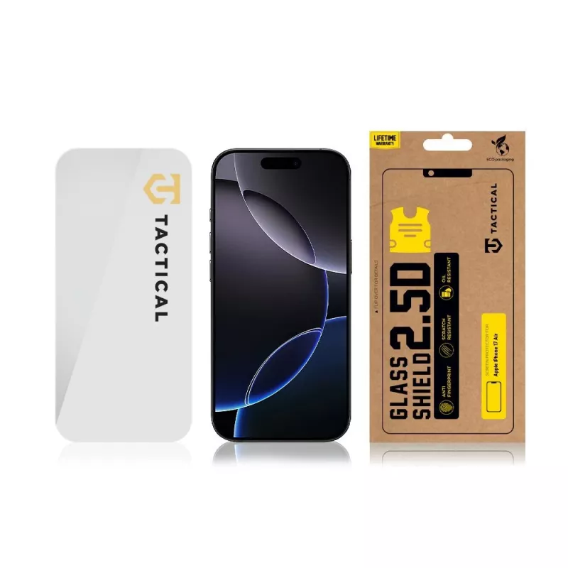 Tactical Glass Shield 2.5D for iPhone Air Clear
