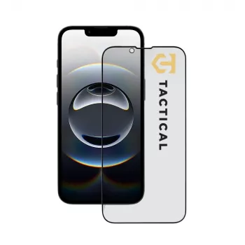 Tactical Glass Shield Privacy Stealth 5D, iPhone 13/13 Pro/14/16e/17e, Juodas