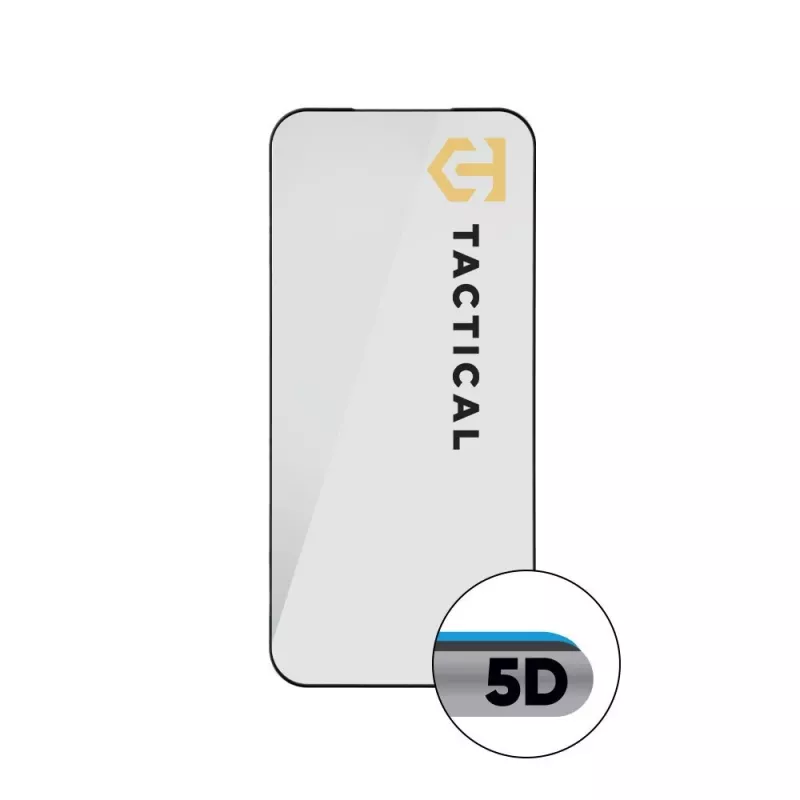 Tactical Glass Shield 5D for iPhone 17 Pro Max Black