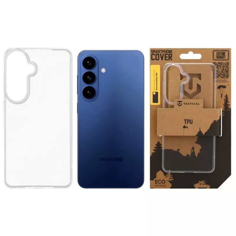 Tactical Back Cover TPU Galaxy S26+ Transparent