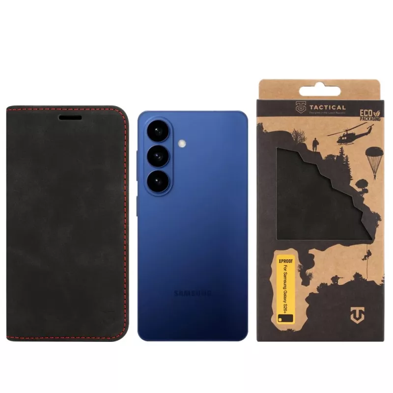 Tactical Book Cover Xproof Galaxy S26+ Black Hawk juodas