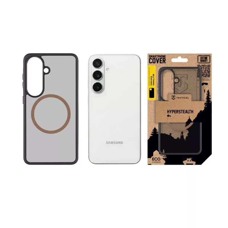 Tactical galinis dangtelis MagForce Hyperstealth 2.0, skirta Samsung Galaxy S26, juodas