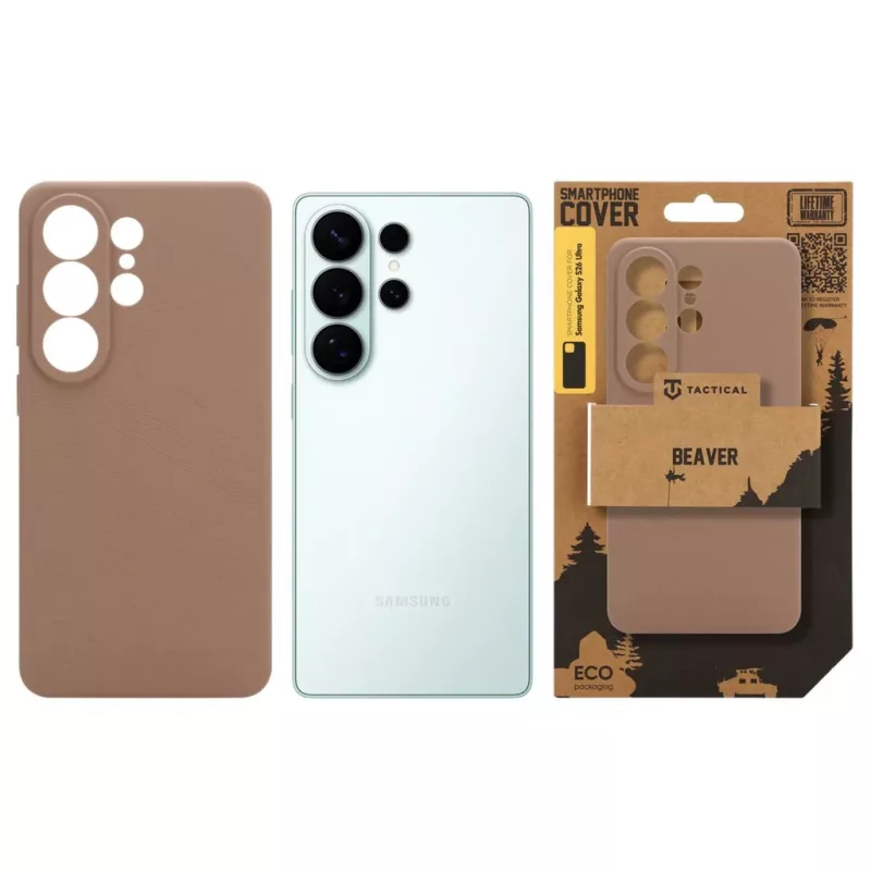 Tactical Back Cover Beaver, skirta Samsung Galaxy S26 Ultra, juodas