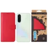Taktinis Knygos Viršelis Field Notes Galaxy A37 Raudonas