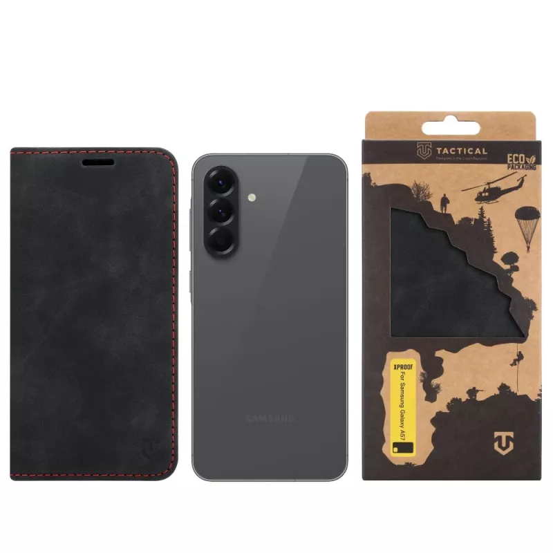 Tactical Book Cover Xproof Galaxy A57 Black Hawk