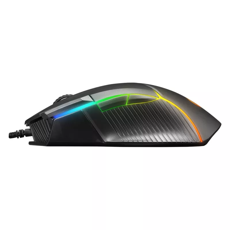 Rampage Comfort Gaming Mouse SMX-G39, programuojama 12800 DPI RGB, juoda