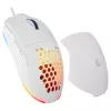 Rampage BLINK Wired Gaming Mouse, 12800 DPI, RGB, Optical Sensor, White