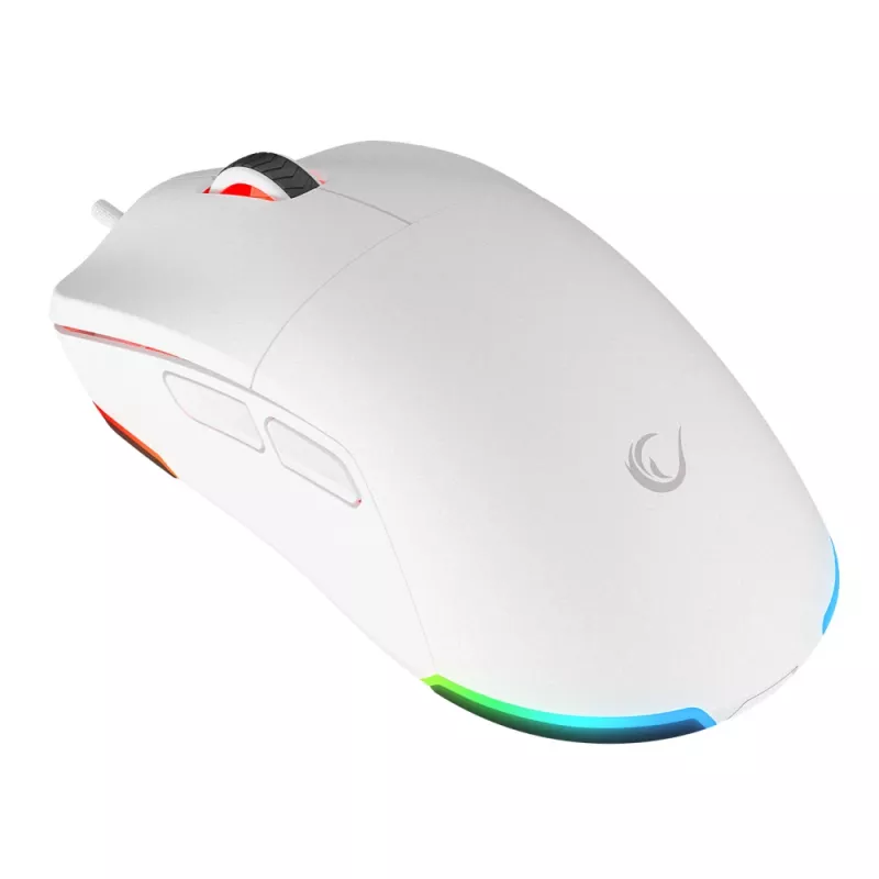 Rampage BLINK Wired Gaming Mouse, 12800 DPI, RGB, Optical Sensor, White