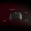 Rampage Hydra Pro Pad Wireless RGB 2.4G Hall Effect Controller with Magnetic Triggers, Black