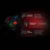 Rampage Hydra Pro Pad Wireless RGB 2.4G Hall Effect Controller with Magnetic Triggers, Black