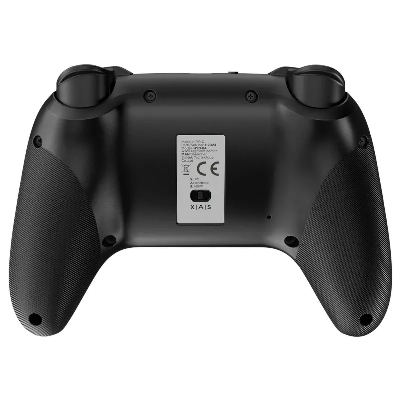Rampage Hydra Pro Pad Wireless RGB 2.4G Hall Effect Controller with Magnetic Triggers, Black