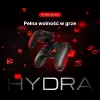 Rampage Hydra Pro Pad Wireless RGB 2.4G Hall Effect Controller with Magnetic Triggers, Black