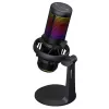 Rampage Bemol RGB USB-C stalinis mikrofonas su amortizuojančiu laikikliu, juodas