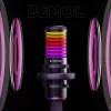 Rampage Bemol RGB USB-C stalinis mikrofonas su amortizuojančiu laikikliu, juodas