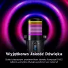 Rampage Diyez RGB USB-C stalinis mikrofonas su garso lygio indikatoriumi, juodas