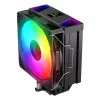 Rampage Octagon C70 CPU Cooler LGA1700/AM5 LCD Fan Infinity 120mm ARGB Black