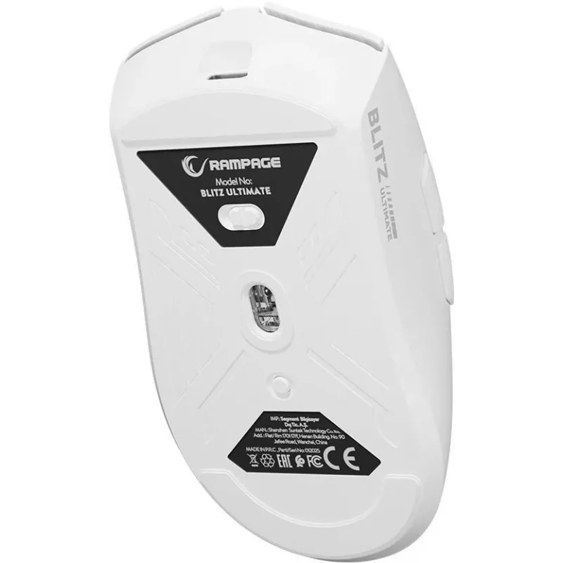 Rampage BLITZ ULTIMATE Wireless Optical 8K 30000DPI PAW3950 White Gaming Mouse