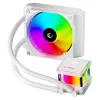 Rampage INFINITE V120 All-in-One Liquid CPU Cooler 120mm ARGB, Temperature Display, White