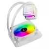 Rampage INFINITE V120 All-in-One Liquid CPU Cooler 120mm ARGB, Temperature Display, White