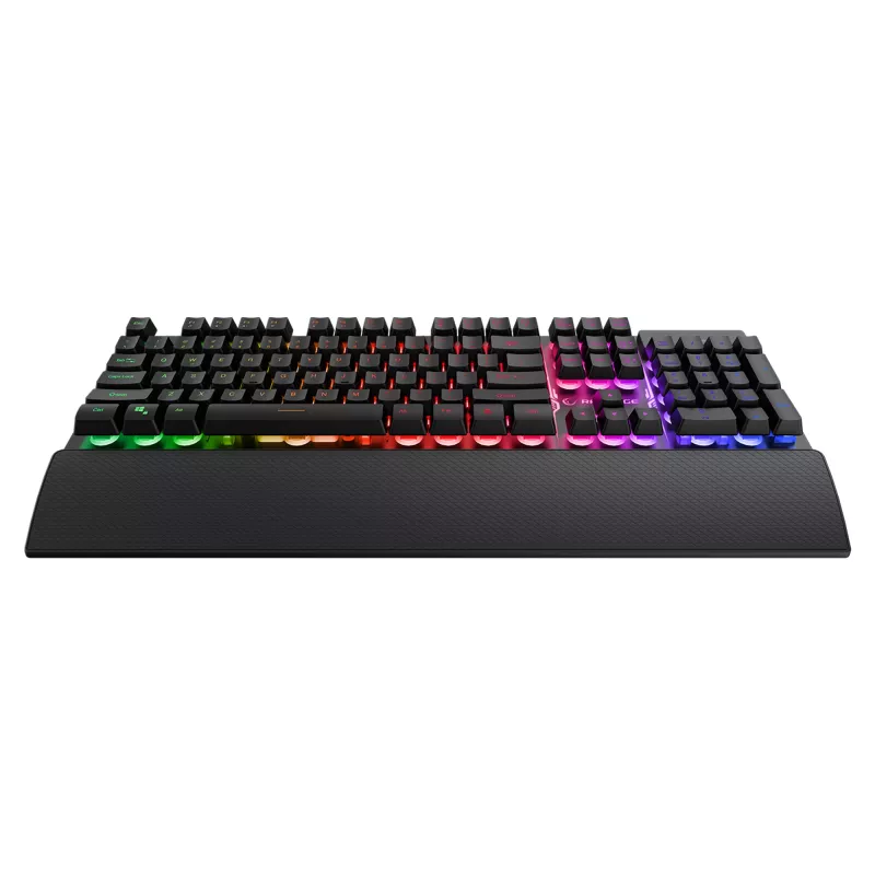 Rampage Fortuna Gaming Keyboard, Mouse & Mouse Pad Set, 12800 DPI, Black
