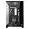 RAMPAGE SEALITE-BLACK Mid-Tower PC Case su grūdintu stiklu, 7x ARGB PWM ventiliatoriai, juoda