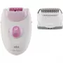 Braun Silk-epil 3 SE3-031 Epiliatorius Baltas/Rožinis