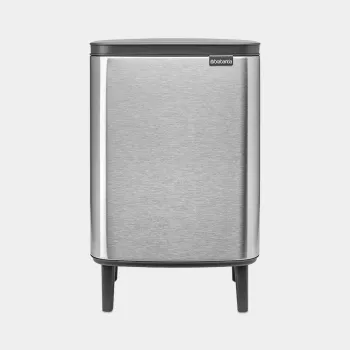 Brabantia BO šiukšlių dėžė HI 12 L Matinis plienas be pirštų atspaudų