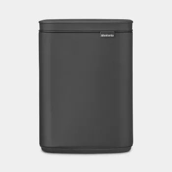 Brabantia BO Šiukšliadėžė 4 Litrai Mineralinė Begalinė Pilka