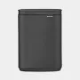 Brabantia BO Šiukšliadėžė 4 Litrai Mineralinė Begalinė Pilka
