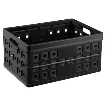 Helit Klappbox Square H6180295 46L Sulankstoma Dėžė Pilka/Juoda