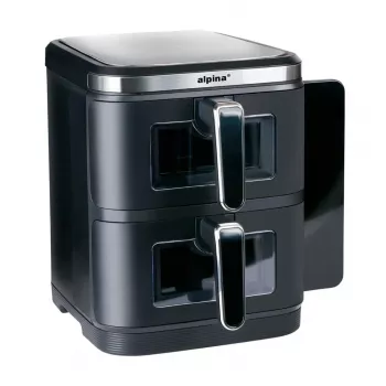 ALPINA Air Fryer 2x5.5L 2800W Black