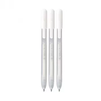Sakura Gelly Roll Retractable Classic Gel Pen Transparent 0.45 mm White Ink