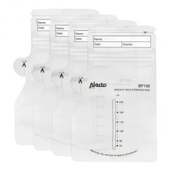 Alecto pieno laikymo maišeliai 220 ml, 100 vnt. (BF-100)
