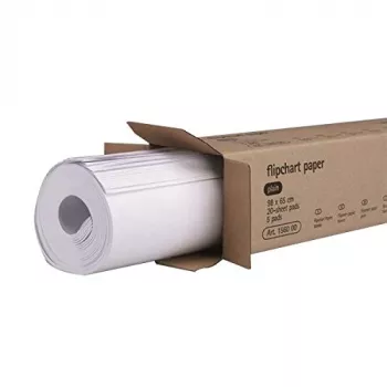 LEGAMASTER Flipchart Paper Pad Grid 5 Pads - 650 x 980 mm - 80 gsm - White