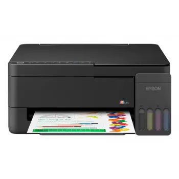 Epson EcoTank L3310 Daugiafunkcis Spausdintuvas su Rašalo Talpyklomis - Spalvotas - A4 - Spausdinti, Skenuoti, Kopijuoti - USB 2.0 - Iki 33 psl/min (Juodraštinis Juodas) - 5760 x 1440 DPI - 3 pl - Rankinis Dvipusis Spausdinimas - 100 Lapų Įvestis - 4.1 kg