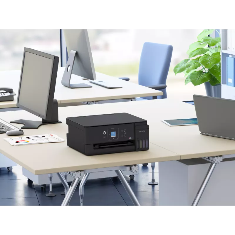 Epson EcoTank L3361 Daugiafunkcis rašalinis spausdintuvas - spalvotas - A4 - 33 ppm (juodraštinis) - Wi-Fi - USB - juodas