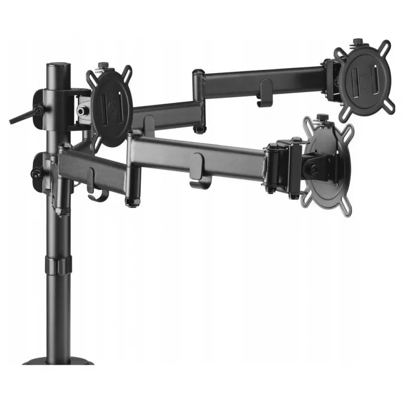 One For All DM2310 Vieno Monitorio Stalo Laikiklis 13-27 colių Ekranams, 8 kg Talpa, VESA 75x75/100x100, Juodas