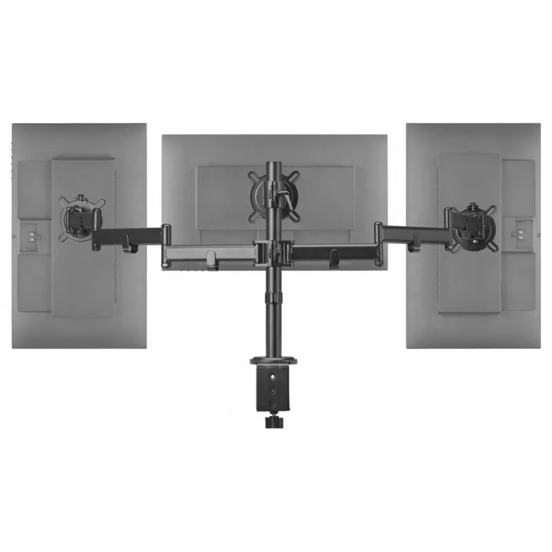 One For All DM2310 Vieno Monitorio Stalo Laikiklis 13-27 colių Ekranams, 8 kg Talpa, VESA 75x75/100x100, Juodas