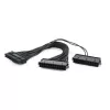 GEMBIRD CC-PSU24-01 24 kontaktų ATX maitinimo ilginimo laidas, kištukas-lizdas, 30 cm, juodas