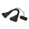 GEMBIRD CC-PSU24-01 24 kontaktų ATX maitinimo ilginimo laidas, kištukas-lizdas, 30 cm, juodas