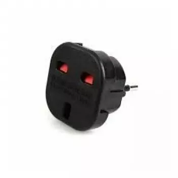 HQ Power Plug Adapter iš Jungtinės Karalystės 3 kontaktų į Euro kištukinį lizdą – JK į ES adapteris (OEM)