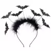 Souza! Hermione Bat Headband with Faux Fur - Black