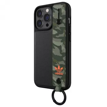 Adidas OR Hand Strap Case, skirta iPhone 13 Pro/13 6.1 inch juoda-žalia