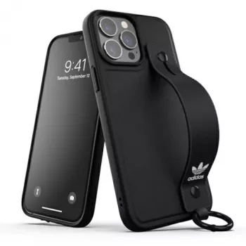 Adidas Originals Dėklas su Rankiniu Dirželiu, iPhone 13 Pro Max 6,7 inch - Juodas