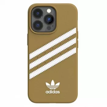 Adidas OR Moulded PU iPhone 13 Pro Case Beige-Gold 47806