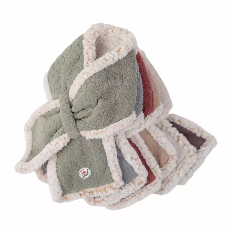 Lodger Double-Layer Fleece Neck Warmer Mauve