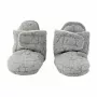 Lodger Fleece Drizzle Baby Booties su neslystančiu padu, pilki, 6-12 mėn.